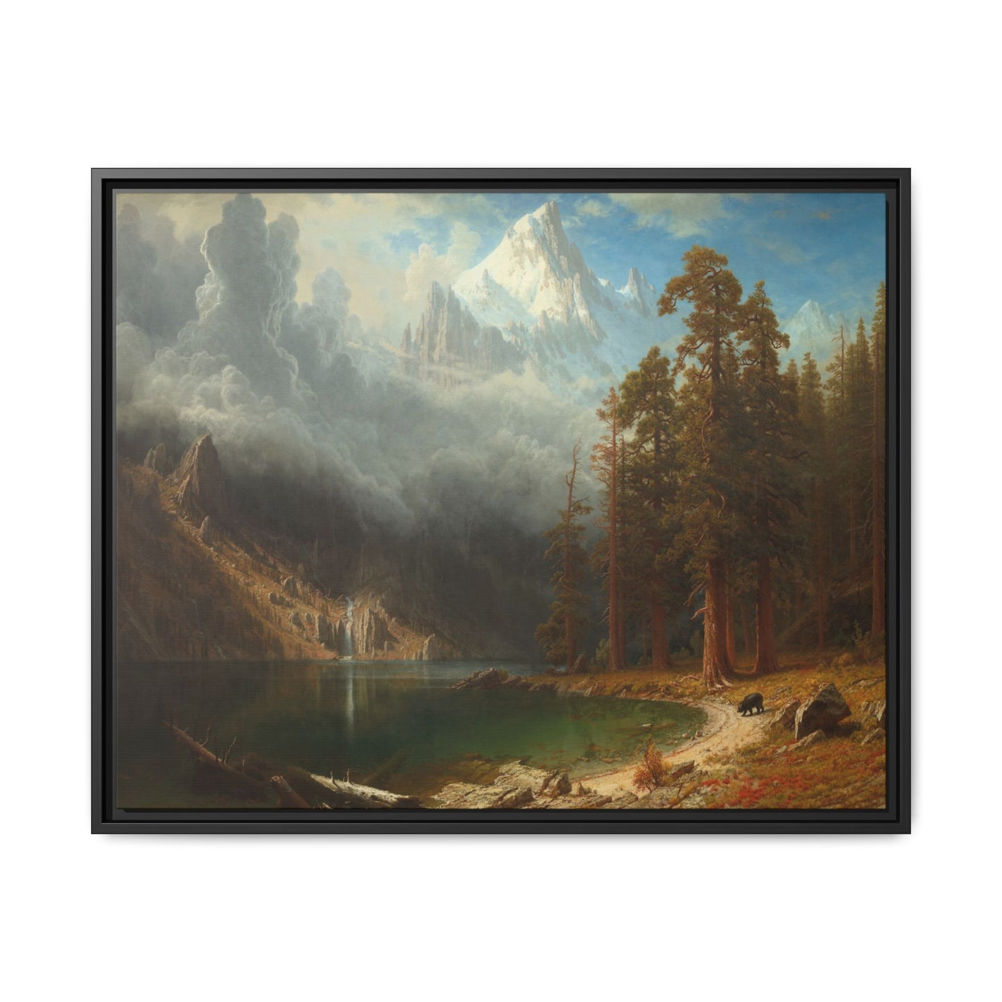 Bierstadt, Albert - Mount Corcoran (1877) - Matte Canvas, Framed