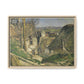 Cézanne, Paul - The House of the Hanged Man, Auvers-sur-Oise (1874) - Matte Canvas, Framed
