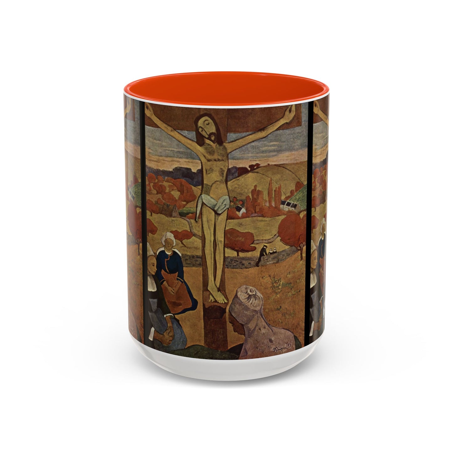 Gauguin, Paul - The Yellow Christ (1889) - Colorful Accent Mugs