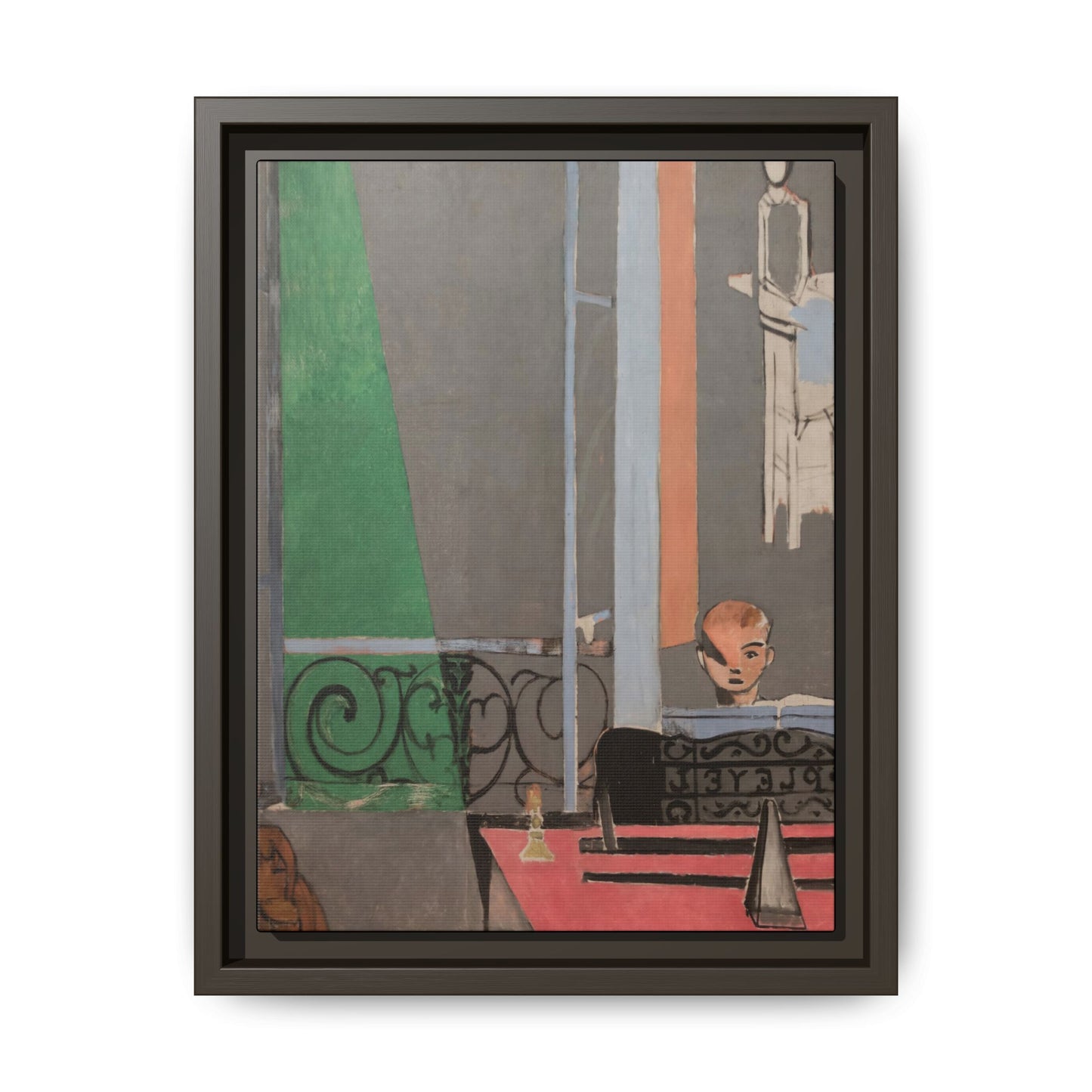 Matisse, Henri - Piano Lesson (1916) - Matte Canvas, Framed