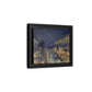 Pissarro, Camille - The Boulevard Montmartre At Night (1897) - Matte Canvas, Framed