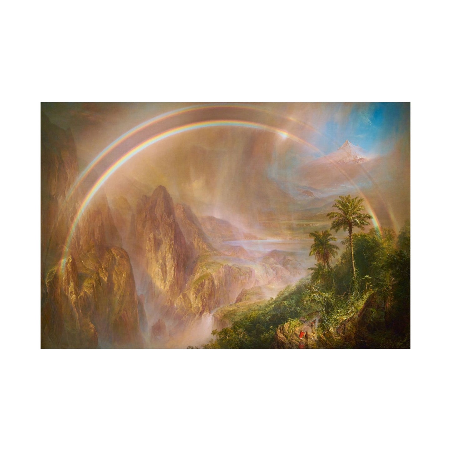 Church, Frederic Edwin - Rainy Season in the Tropics (1866) - Satin Posters