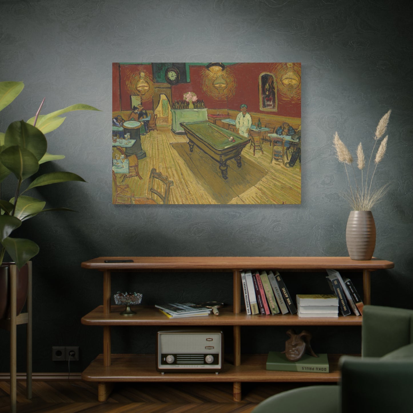 Van Gogh, Vincent - The Night Cafe (1888) - Canvas Block, unframed