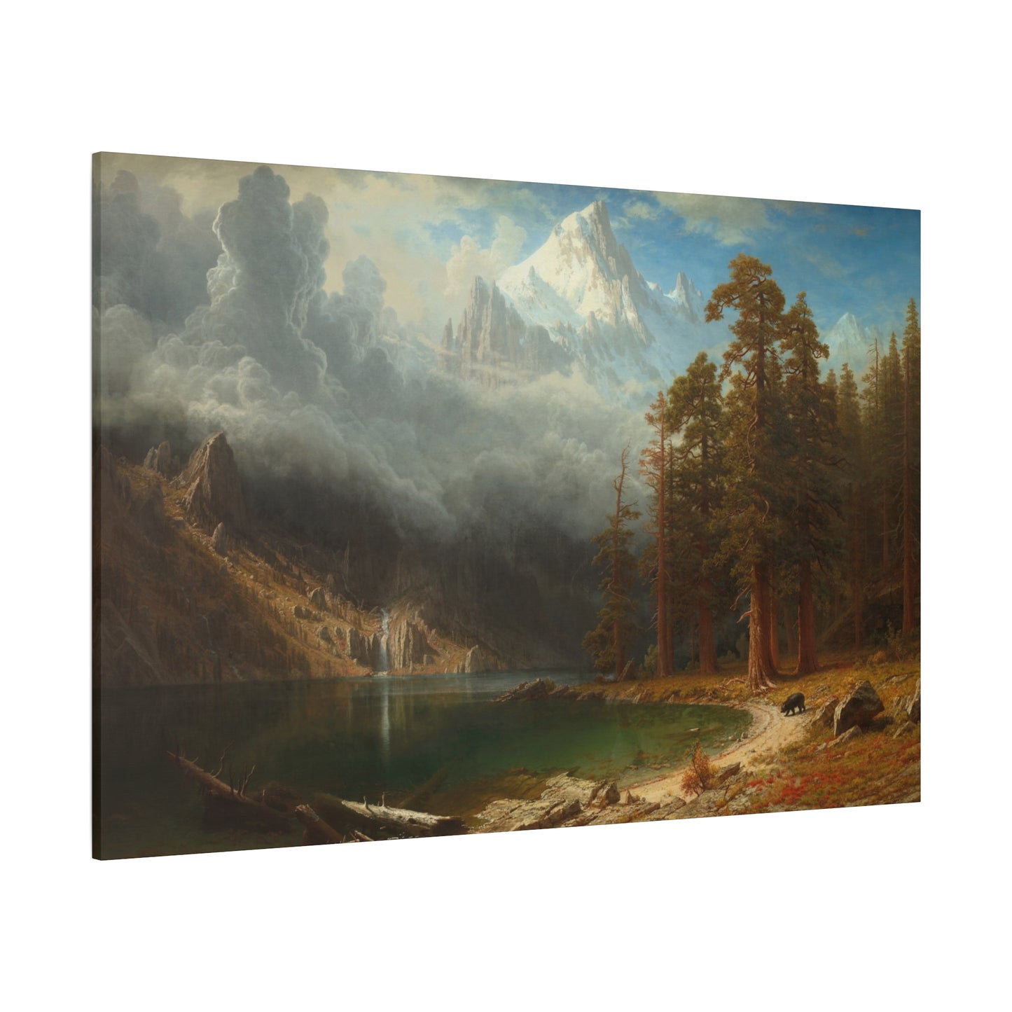 Bierstadt, Albert - Mount Corcoran (1877)- Canvas Block, unframed