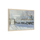 Monet, Claude - The Magpie (1868) - Matte Canvas, Framed