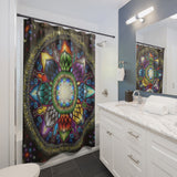 Mystic Jewel Mandala - Shower Curtains