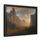 Bierstadt, Albert - Looking Down Yosemite Valley (1865) - Matte Canvas, Framed