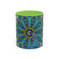 Pacio, Adam - Melek Taus Mandala - Colorful Accent Mugs