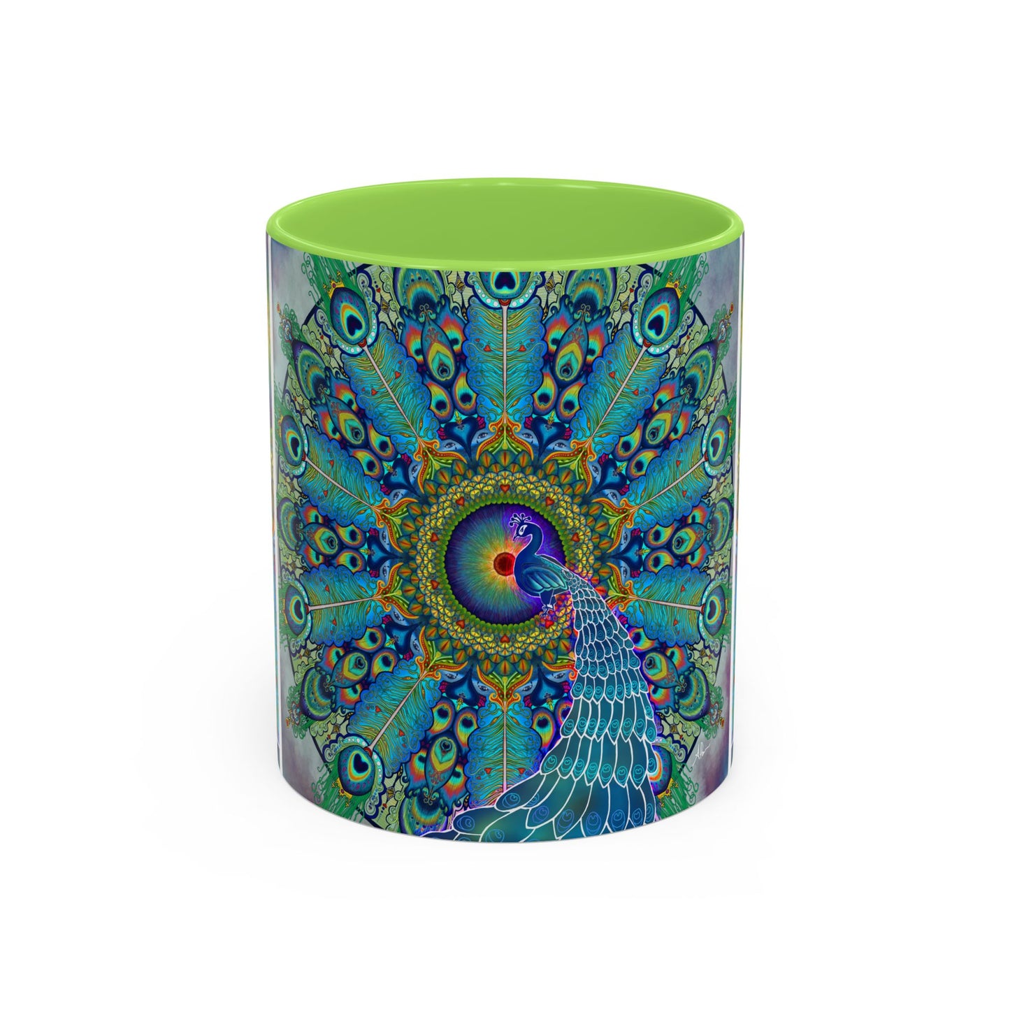 Pacio, Adam - Melek Taus Mandala - Colorful Accent Mugs