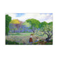 Ranson, Paul - Picking Flowers (1890) - Canvas Block, unframed