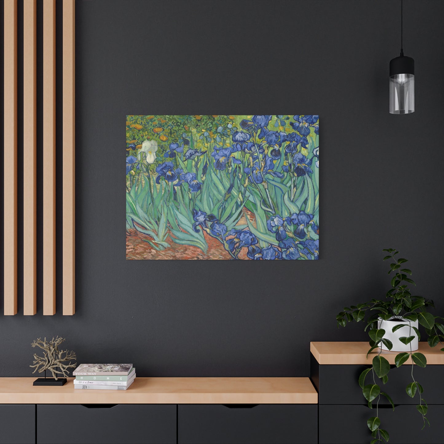Van Gogh, Vincent - Irises (1889) - Canvas Block, unframed