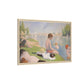 Seurat, Georges - Bathers at Asnières (1884) - Matte Canvas, Framed