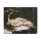 Courbet, Gustave - Woman with a Parrot (1866) - Canvas Block, unframed