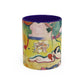 Matisse, Henri - The Joy of Life (1905) - Colorful Accent Mugs