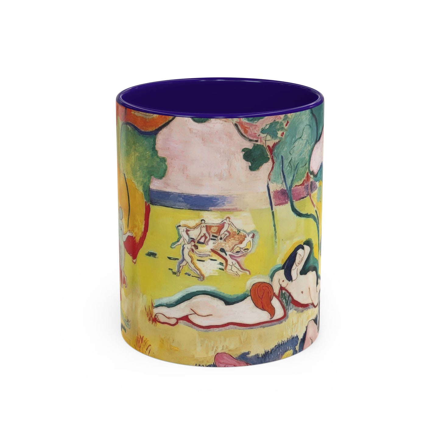 Matisse, Henri - The Joy of Life (1905) - Colorful Accent Mugs