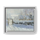 Monet, Claude - The Magpie (1868) - Matte Canvas, Framed