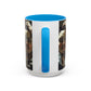 Courbet, Gustave - The Desperate Man (1843) - Colorful Accent Mugs