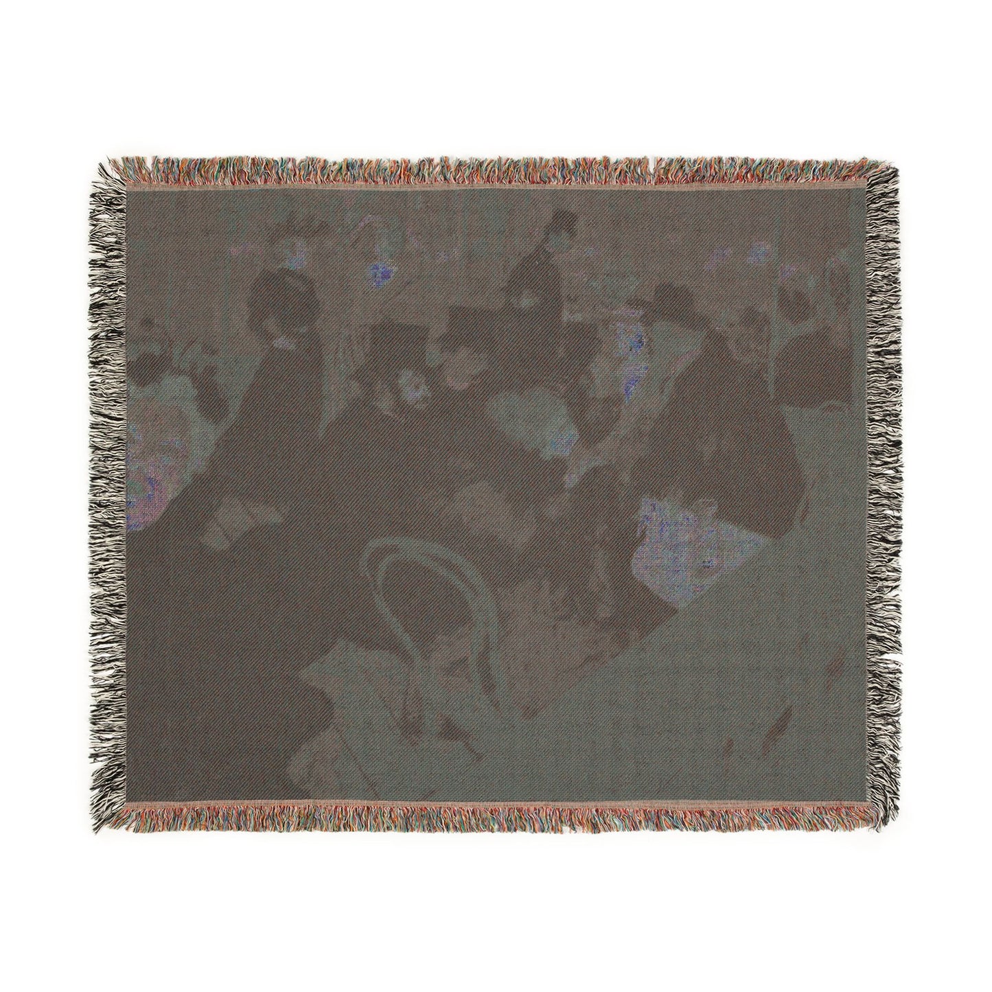Toulouse-Lautrec, Henri - At the Moulin Rouge (1892) - Woven Blanket