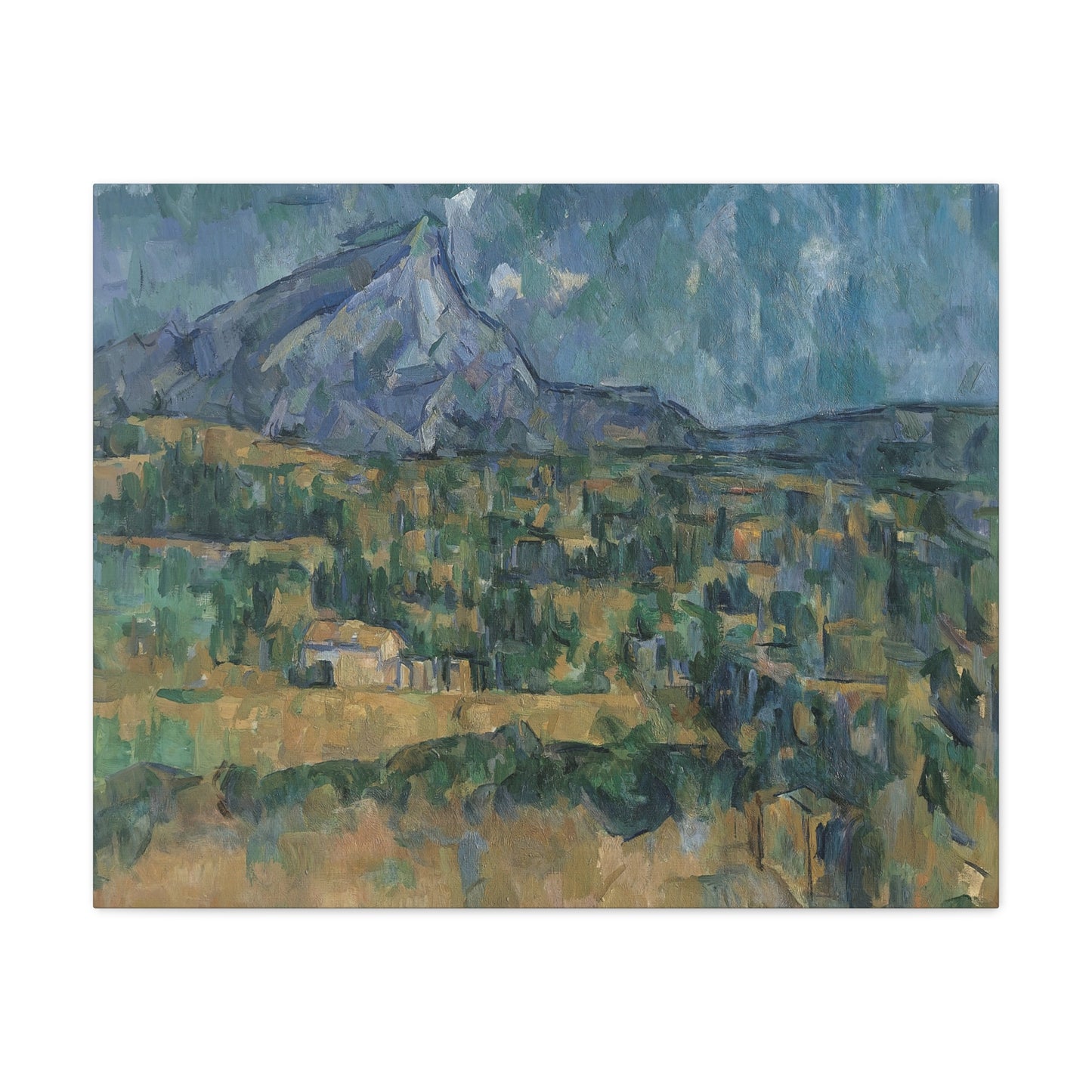 Cézanne, Paul - Mont Sainte-Victoire (1902) - Canvas Block, unframed