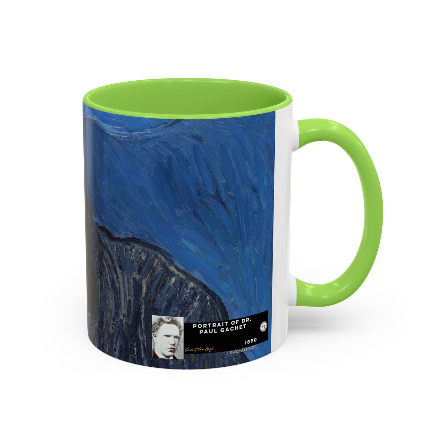Van Gogh, Vincent - Portrait of Dr. Paul Gachet (1890) - Colorful Accent Mugs