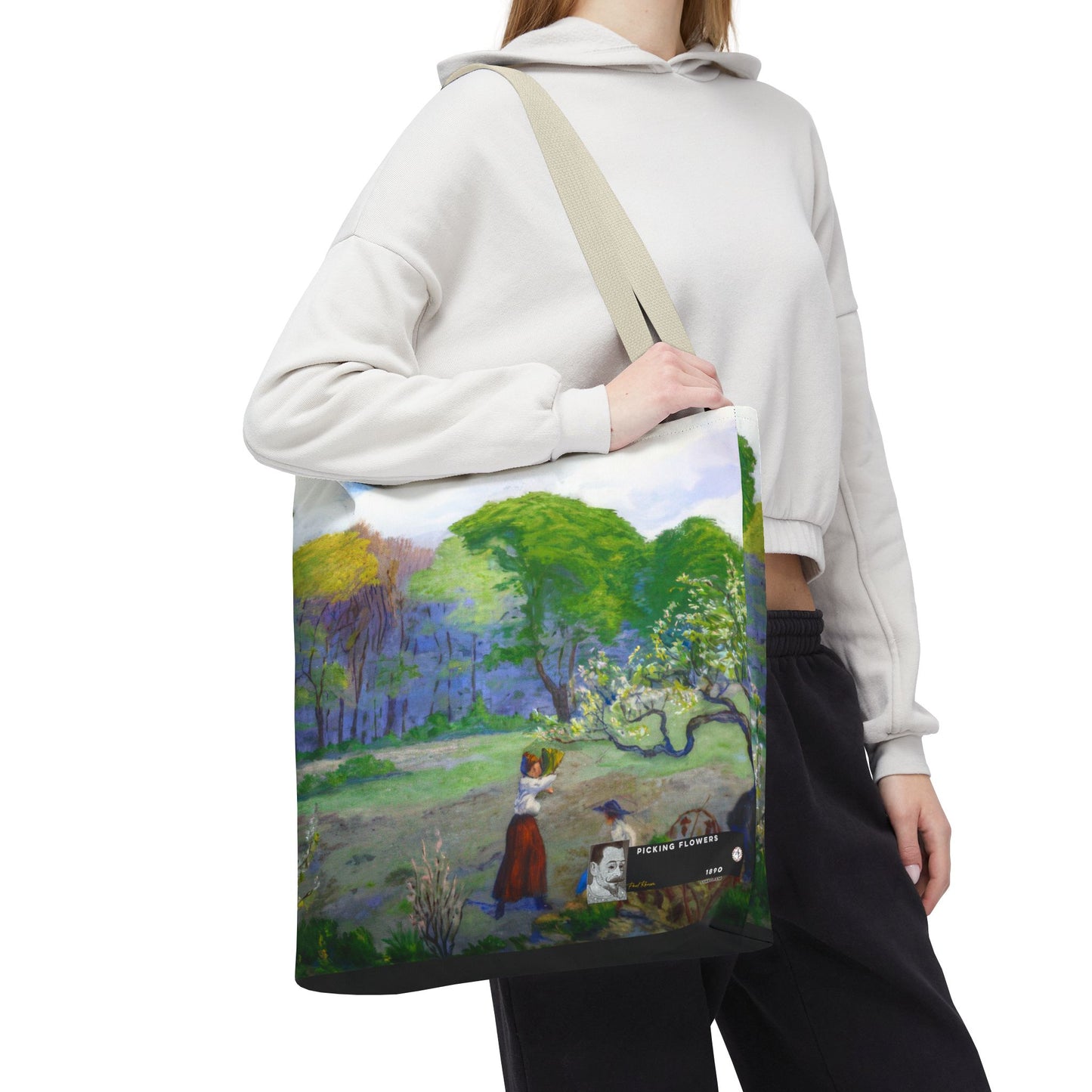 Ranson, Paul - Picking Flowers (1890) - Tote Bag
