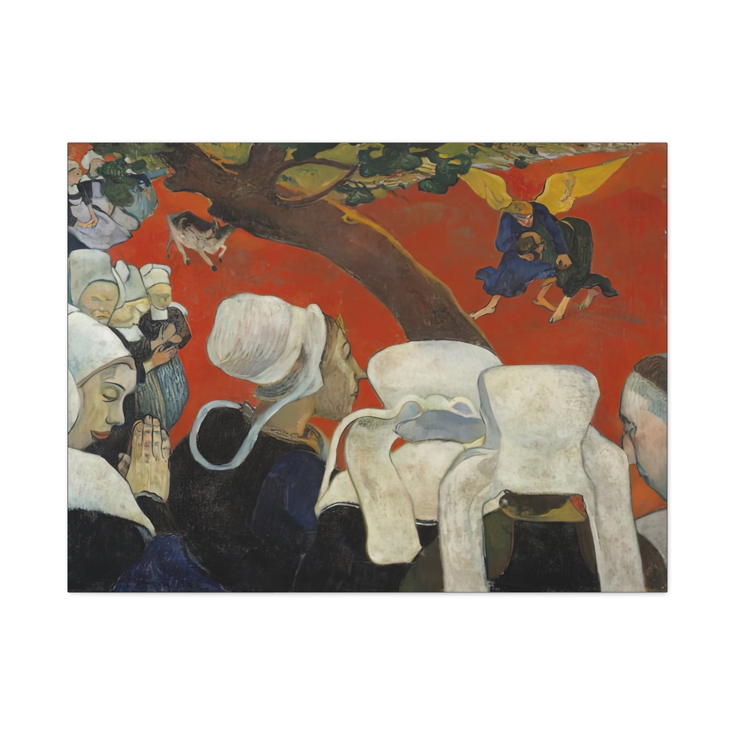 Gauguin, Paul - Vision of the Sermon (1888) - Canvas Block, unframed