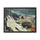 Cézanne, Paul - L’Estaque, Melting Snow (1870) - Matte Canvas, Framed