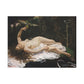 Courbet, Gustave - Woman with a Parrot (1866) - Canvas Block, unframed