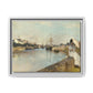 Morisot, Berthe - The Harbor at Lorient (1869) - Matte Canvas, Framed