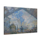 Monet, Claude - Le Gare Saint-Lazare (1877) - Canvas Block, unframed