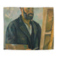 Cézanne, Paul - Portrait of the Artist with a Palette (1890) - Microfiber Duvet Cover