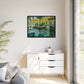 Monet, Claude - La Grenouillere (1869) - Matte Canvas, Framed