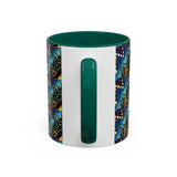 Obsidian Grandmothers Mandala - Colorful Accent Mugs