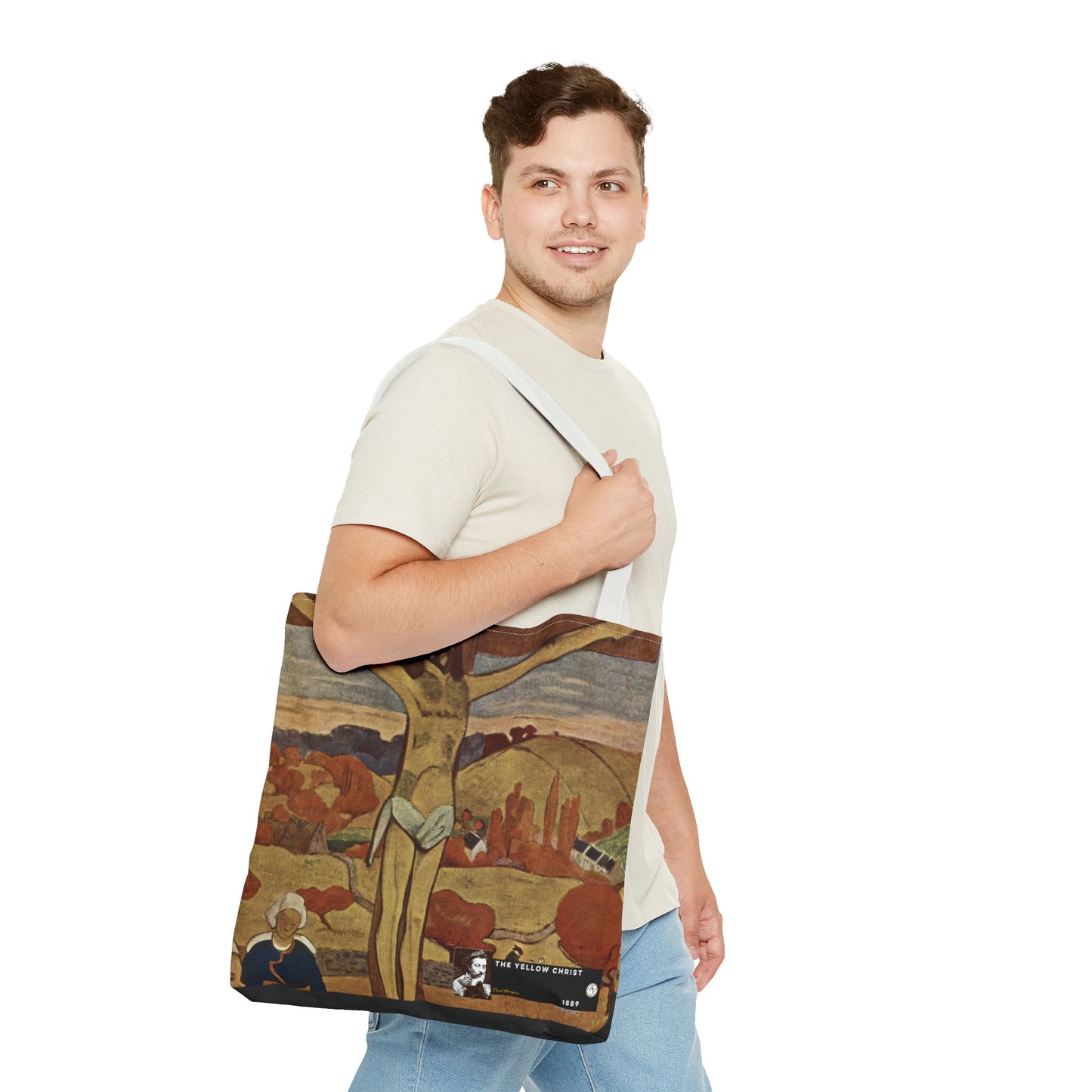 Gauguin, Paul - The Yellow Christ (1889) - Tote Bag