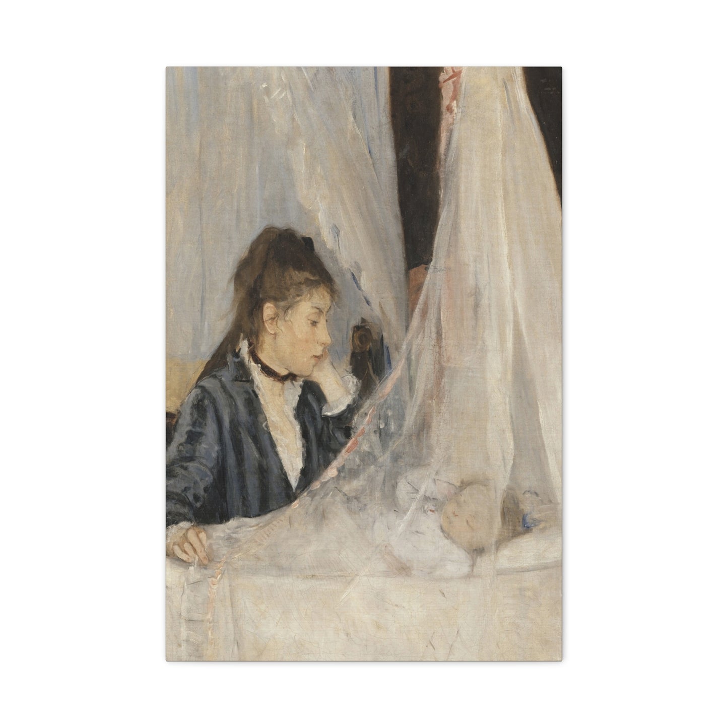 Morisot, Berthe - The Cradle (1872) - Canvas Block, unframed