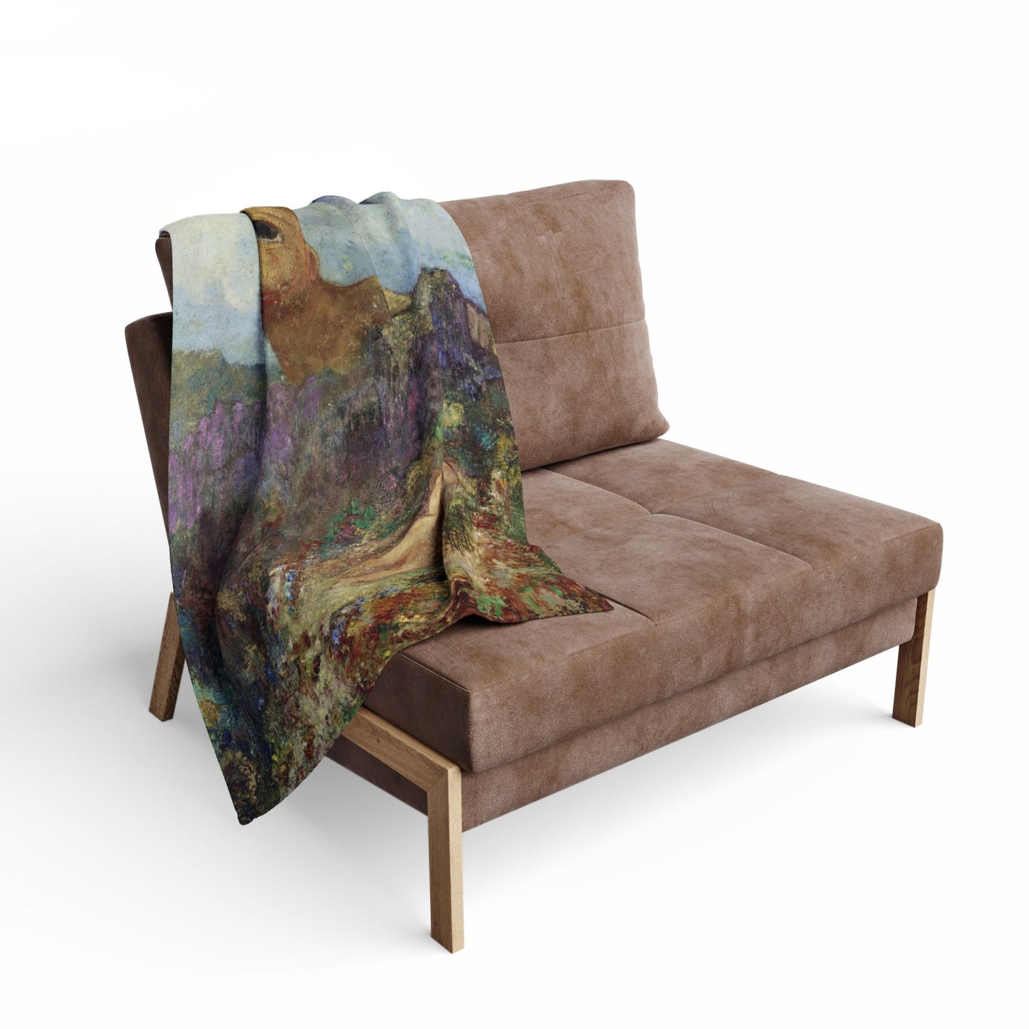 Redon, Odilon - The Cyclops (1914) - Arctic Fleece Blanket