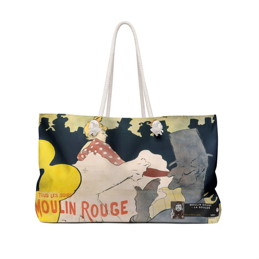 Toulouse-Lautrec, Henri - Moulin Rouge - La Goulue (1891) - Weekender Bag