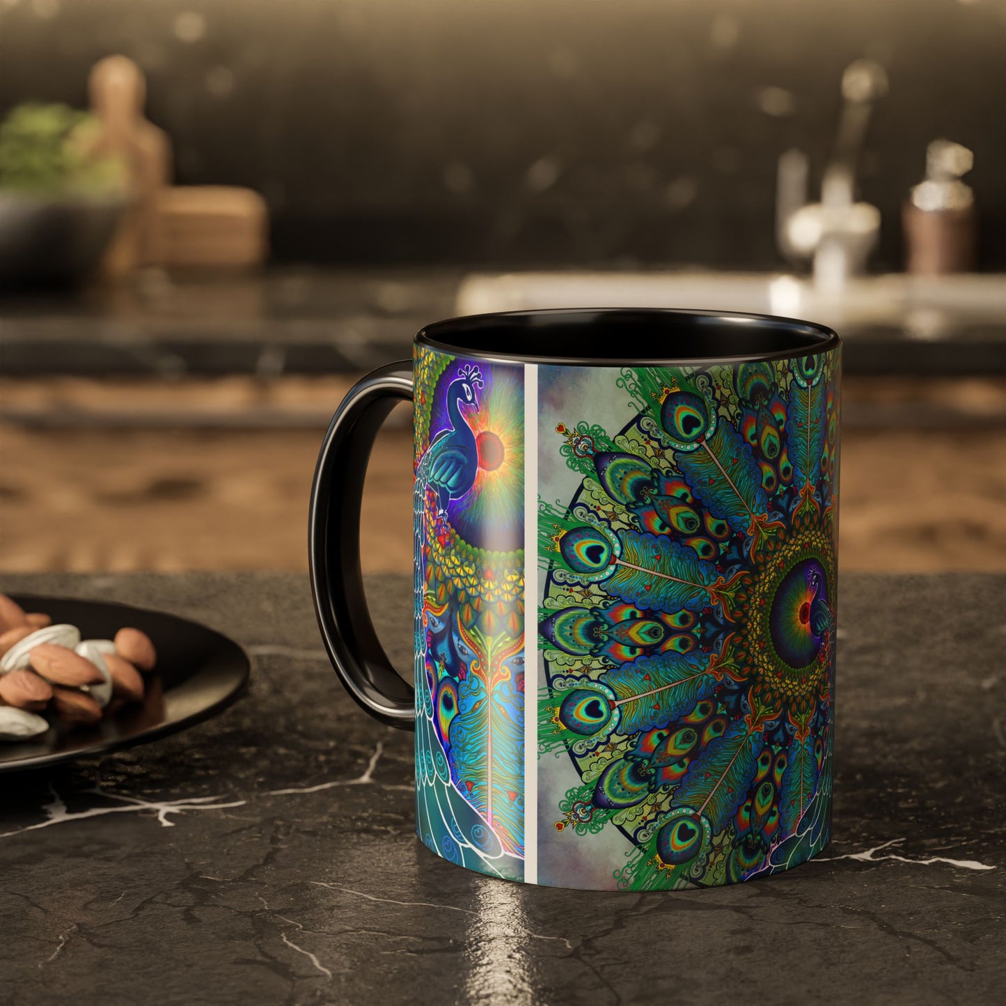 Pacio, Adam - Melek Taus Mandala - Colorful Accent Mugs