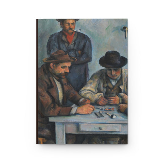 Cézanne, Paul - The Card Players (1892) - Hardcover Journal Matte