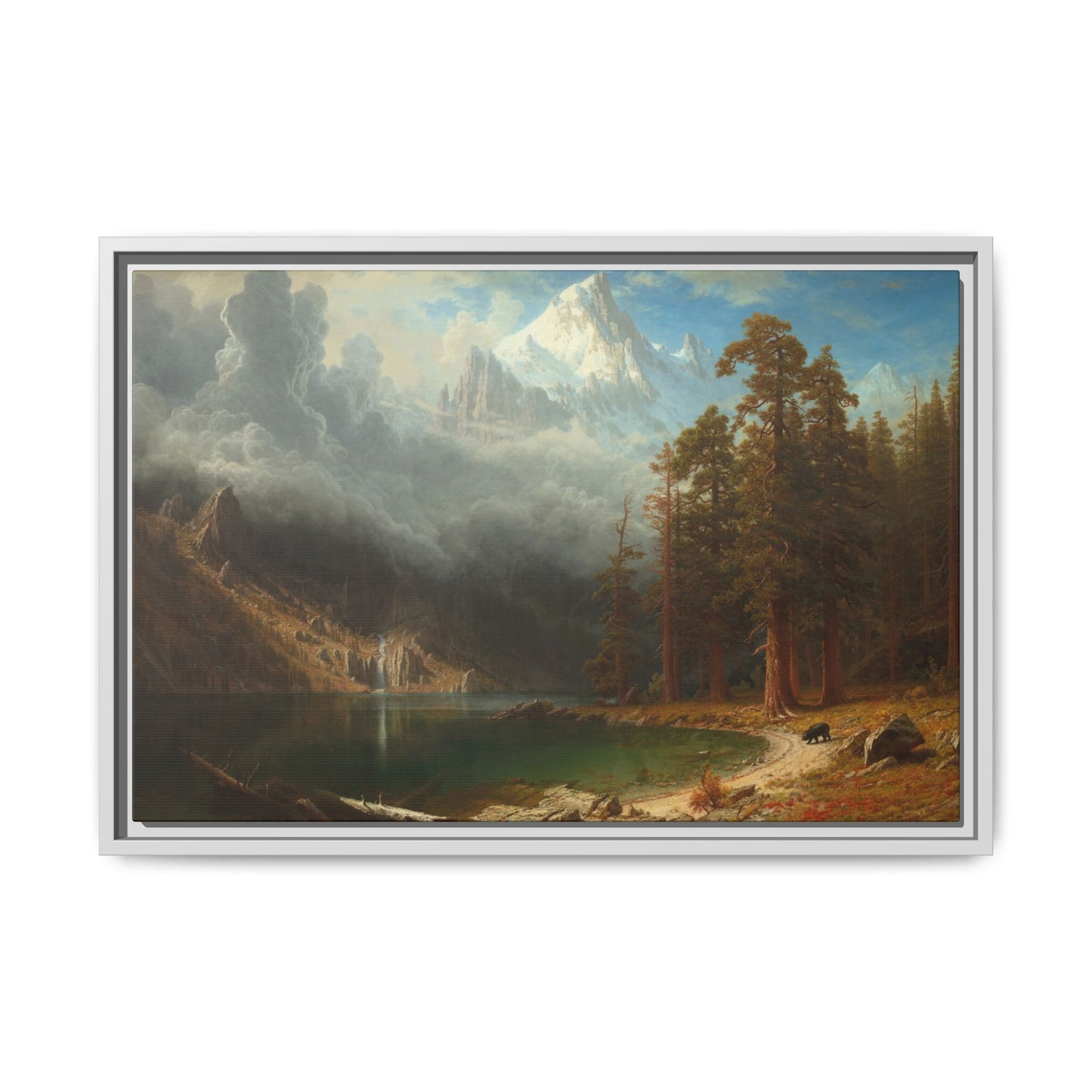 Bierstadt, Albert - Mount Corcoran (1877) - Matte Canvas, Framed