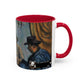 Cézanne, Paul - The Card Players (1892) - Colorful Accent Mugs