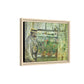 Morisot, Berthe - Eugene Manet on the Isle of Wight (1875) - Matte Canvas, Framed