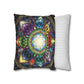 Pacio, Adam - Mystic Jewel Mandala - Suede Square Pillowcase