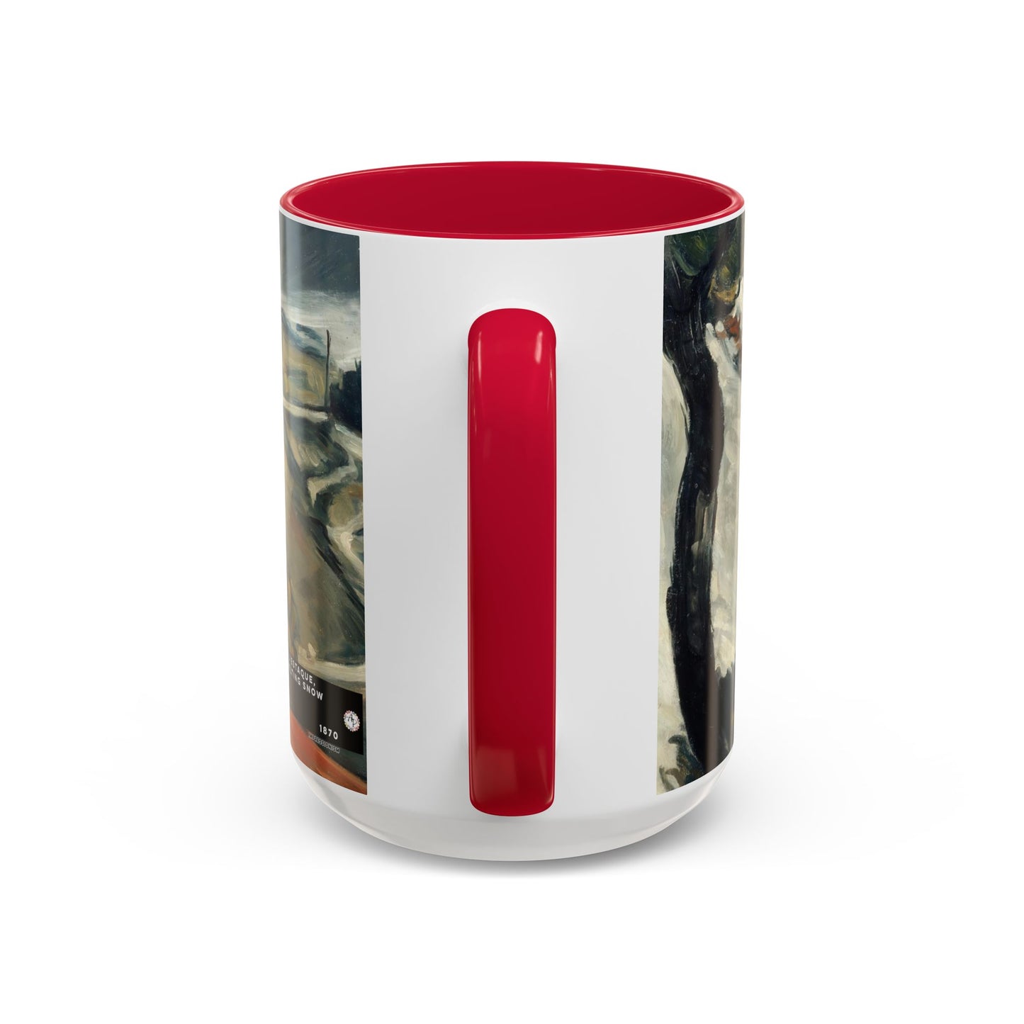 Cézanne, Paul - A Modern Olympia (1874) - Colorful Accent Mugs