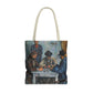 Cézanne, Paul - The Card Players (1892) - Tote Bag