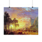 Bierstadt, Albert - Oregon Trail (1869) - Satin Posters