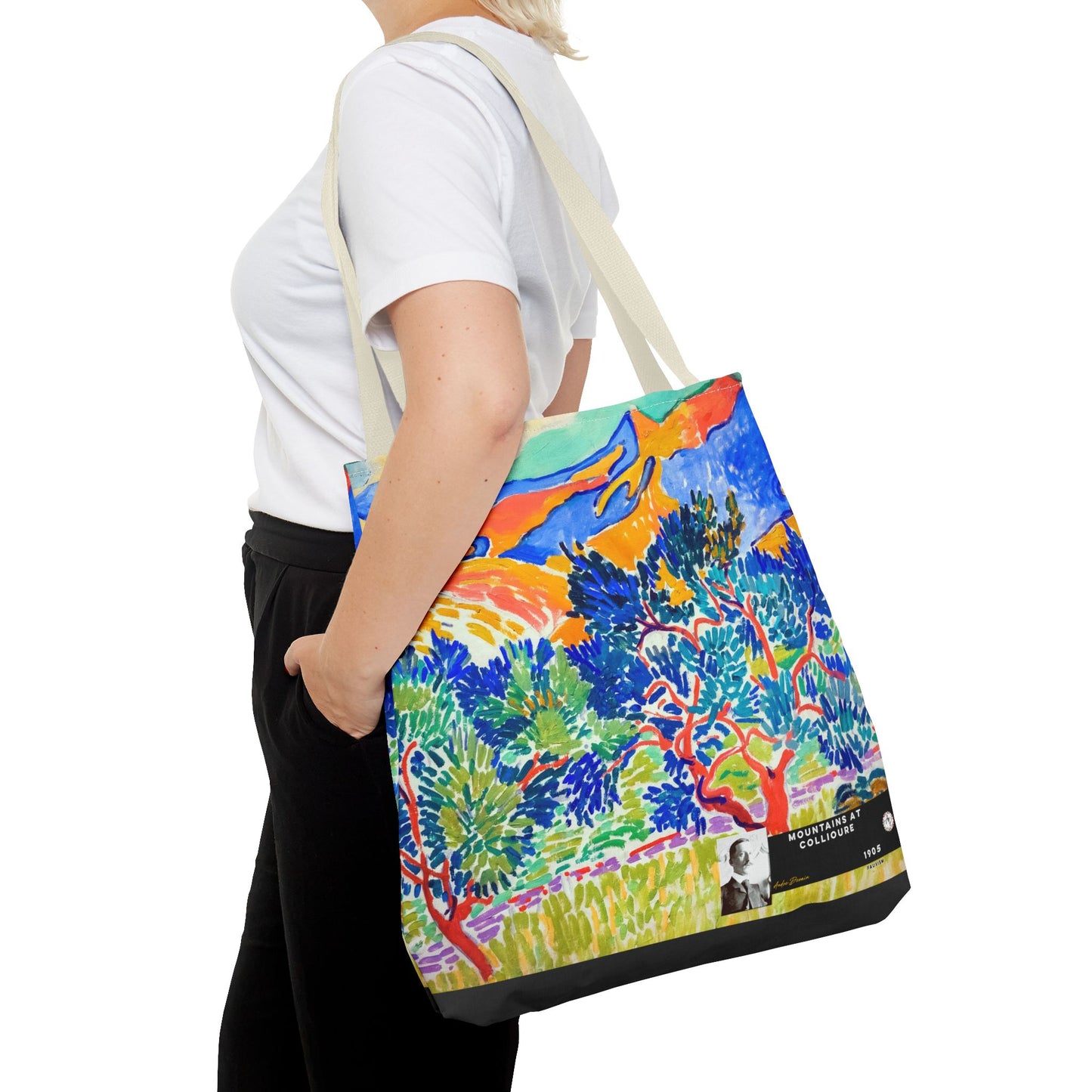 Derain, André - Mountains at Collioure (1905) - Tote Bag