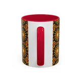 Monarch Butterfly Mandala - Colorful Accent Mugs