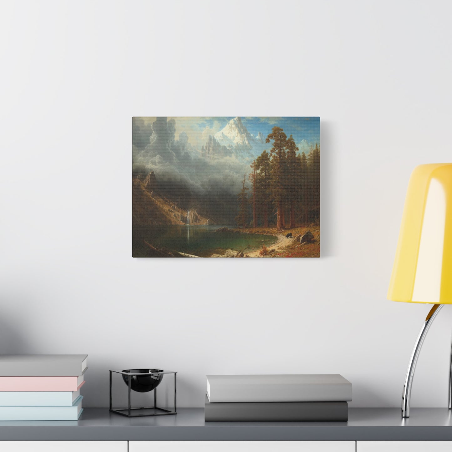 Bierstadt, Albert - Mount Corcoran (1877)- Canvas Block, unframed