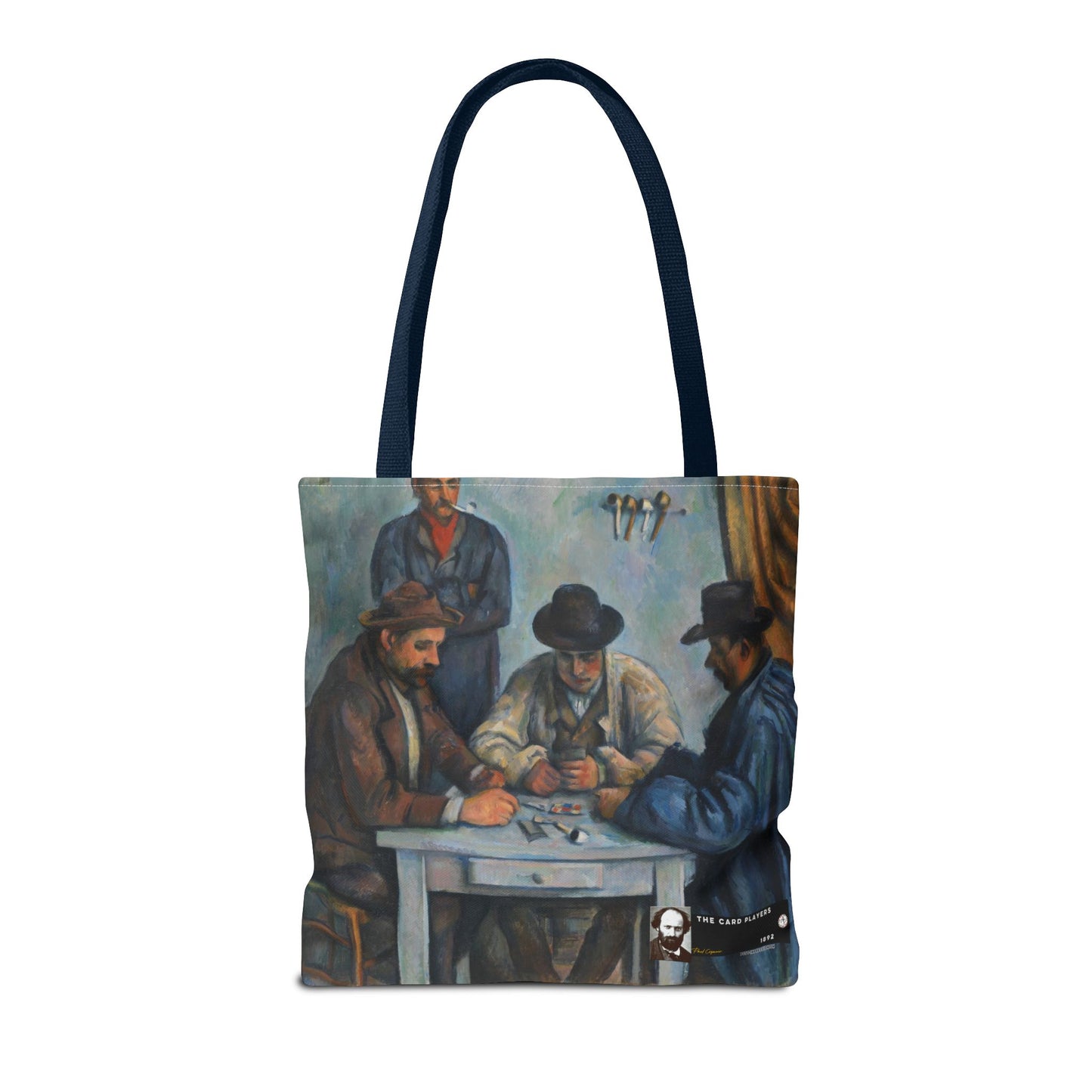 Cézanne, Paul - The Card Players (1892) - Tote Bag